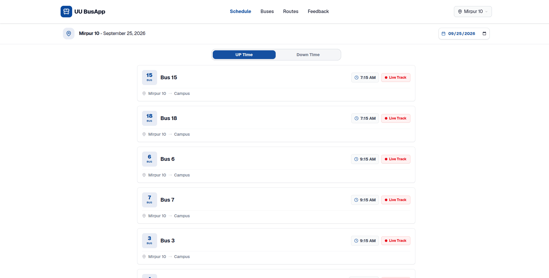 UU BusApp image 1
